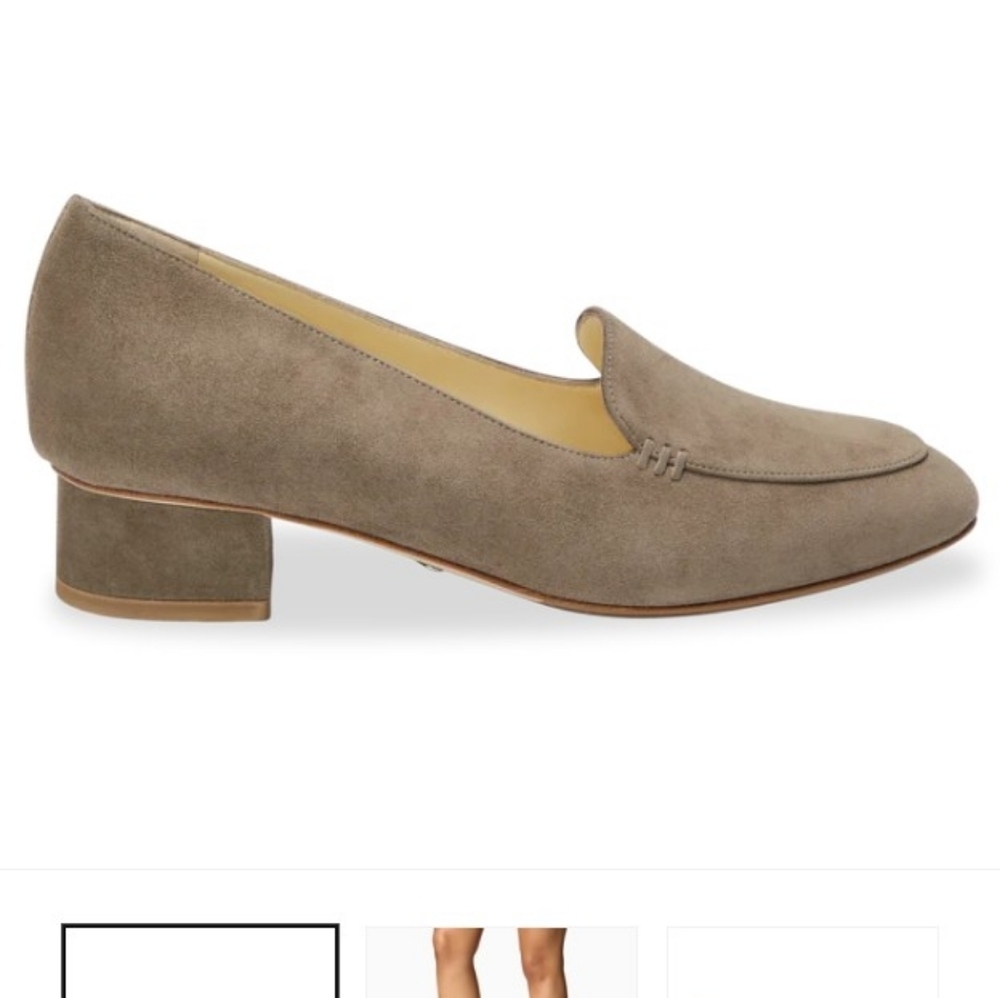 Sarah Flint Rosie Taupe Suede Pumps Size 39 Eu 8.5 Us